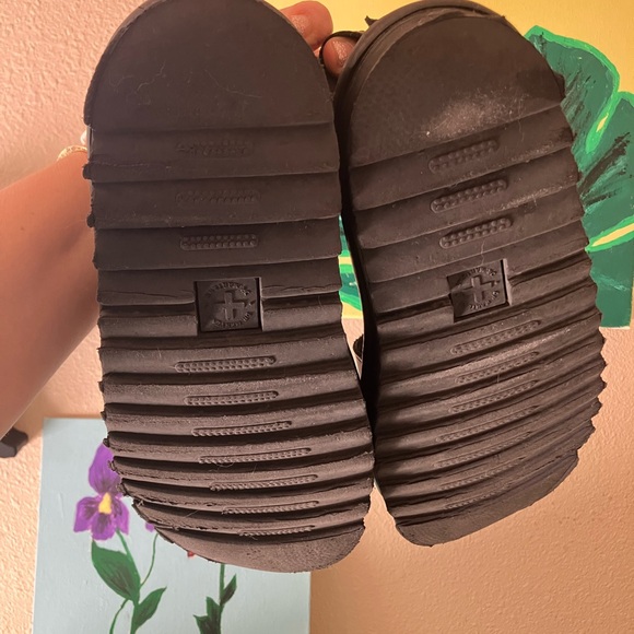 Dr. Martens Voss Leather Strap Sandals Smooth Black Hydro US 8 - Picture 5 of 7